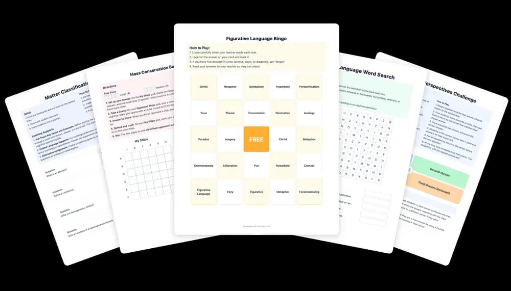 Fanned instructional games preview